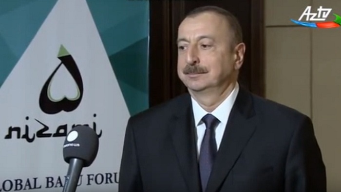 Le Président azerbaïdjanais Ilham Aliyev a accordé une interview à Euronews - VIDEO